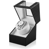 Cumpara ieftin Cutie intors ceas automatic iUni, Watch Winder, Negru-Gri