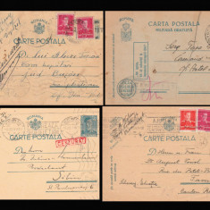 1941-1944 Lot 13 intreguri CP cu cenzuri militare Al Doilea Razboi Mondial, WW2