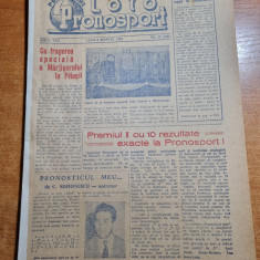 Loto pronosport 6 martie 1961-echipele de fotbal dinamo bacau,petrolul ploiesti