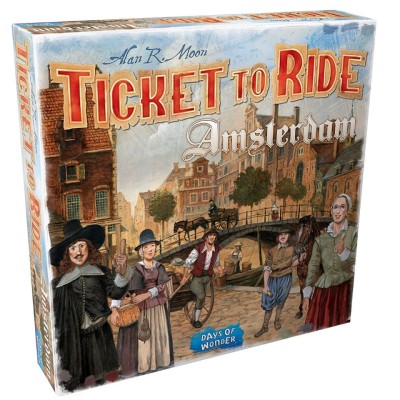 Joc de societate Ticket to Ride Amsterdam, limba engleza foto