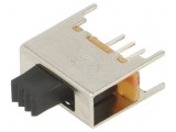 Comutator glisant Poz 2 SPDT 0,3A 125VAC ON-ON THT