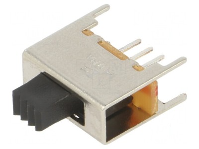 Comutator glisant Poz 2 SPDT 0,3A 125VAC ON-ON THT foto