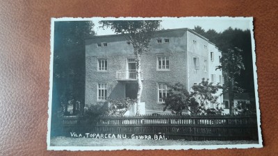 Carte postala, Govora Bai vila Toparceanu, perioada interbelica foto