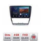 Navigatie Skoda Octavia 2 2005-2013 B-005 Android Ecran QLED octa core 4+64 carplay android auto KIT-005+EDT-E310V3 CarStore Technology