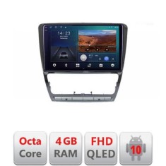 Navigatie Skoda Octavia 2 2005-2013 B-005 Android Ecran QLED octa core 4+64 carplay android auto KIT-005+EDT-E310V3 CarStore Technology
