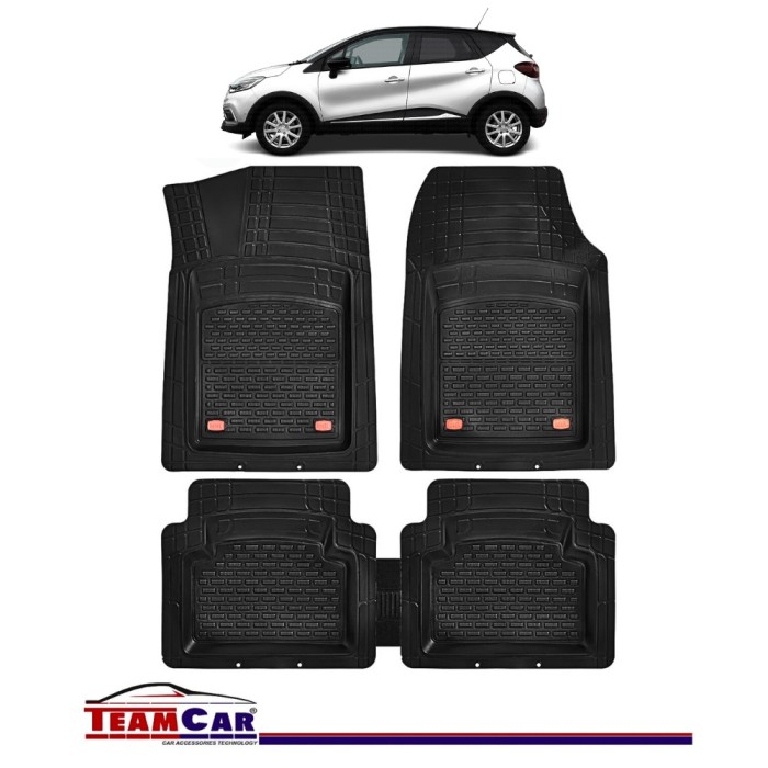 Covorașe Auto TeamCar&reg; Tip Tăviță Compatibile Renault Captur I (2013&ndash;2019) - Suv