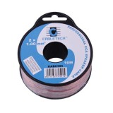 Cablu pentru difuzor, transparent, CCA, 2x1 mm2, 10m, L101965