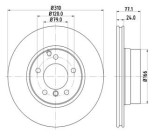 MTR 12108573 Disc frana
