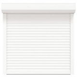 vidaXL Obturator rulant Manual Alb 100 x 100 cm Aluminiu și Poliuretan 42047053