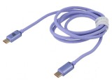 Cablu USB 2.0 USB C 1,2m violet 100W, Baseus