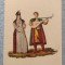 CARTE POSTALA - PRINTII MOLDOVEI SECOLUL XIX - GRAVURA ORIGINALA - NECIRCULATA