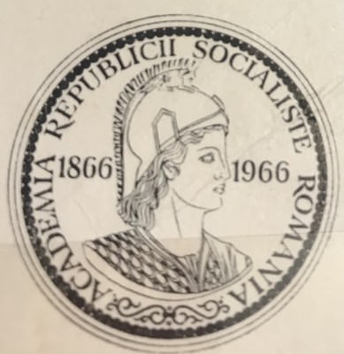 Timbre Romania Timbru Academia republici socialiste Romane stampila foto