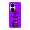 Husa compatibila cu Huawei Nova Y70 model Don&amp;#039;t Touch My Phone, Silicon, TPU, Viceversa, Transparent, Carcasa