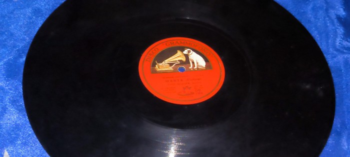 placa pt. gramofon patefon - DISCO GRAMOFONO - MARTA - TITO SCHIPA - tenore