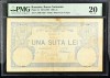 100 lei 1907 PMG 20 - bancnota cu vechime - Rara