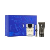 YSL L Homme - Set Cadou (Apa de Toaleta 100 ml + Apa de Toaleta 10 ml + Gel de Dus 50 ml), Barbati