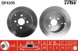 TRW DF4335 Disc frana
