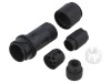 Conector Circular Tata 4 Pini Pe Cablu BULGIN Buccaneer 4000 PXP4011/04P/6570 Etanseitate IP66/IP68/IP69K Poliamida -40-120&deg;C