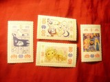 Serie mica Bulgaria 1982 - Desene copii , 4 valori