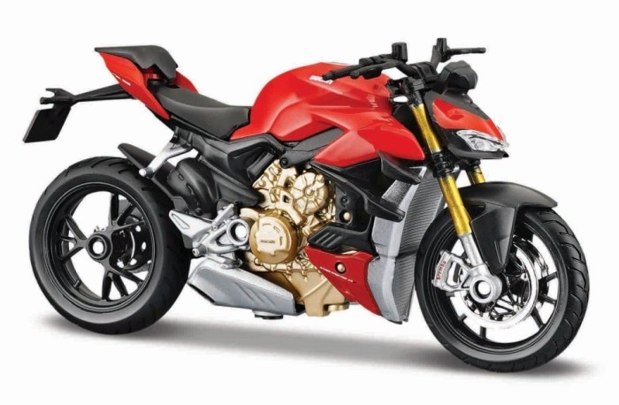 MAISTO MOTOCICLETA METALICA EDITIE SPECIALA DUCATI SUPER NAKED V4 SCARA 1 LA 18