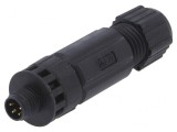 Conector M8 Tată 4 Pin Drept pe Cablu IP67