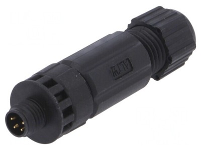 Conector M8 Tată 4 Pin Drept pe Cablu IP67 foto