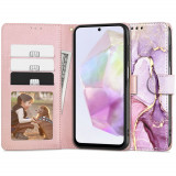 Husa Tech-Protect Wallet Wallet pentru Samsung Galaxy A35 5G Marble