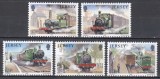 Jersey 1985 - Locomotive cu abur, MNH