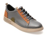 Cumpara ieftin Pantofi sport BITE THE BULLET gri, 239715, din piele naturala