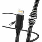Cumpara ieftin Cablu de date Hama Metal 183339, USB, compatibil iPhone, 1.5 m, Negru