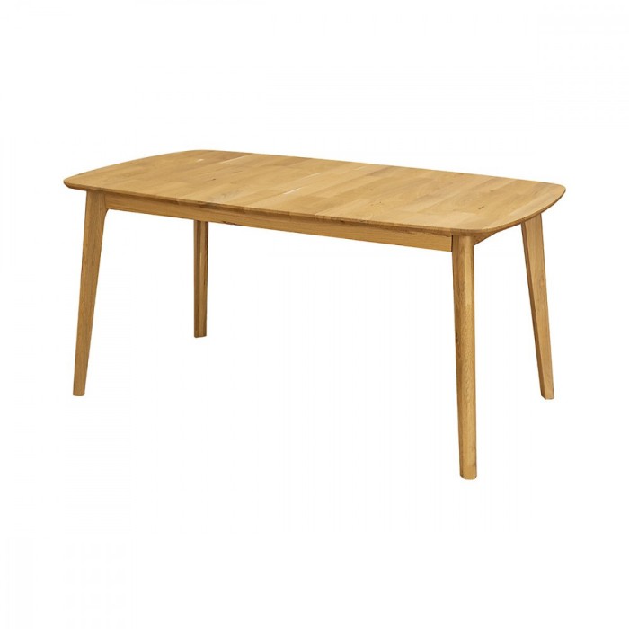 Masa VIBRA extensibila din lemn masiv de stejar pentru living sau bucatarie