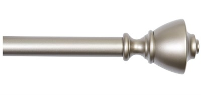 Galerie de perdea Amazon Basics, de 2.5 cm, 90 cm, nichel - SECOND foto