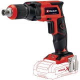 Masina de insurubat pentru gips-carton pe acumulator Einhell TE-DY 18 Li-Solo Power X-Change, 18 V, 4000 rpm, opritor de adancime, functionare continu
