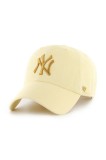 47 brand șapcă de baseball din bumbac MLB New York Yankees culoarea portocaliu, uni, B-RGW17GWS-H6
