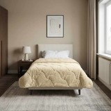 vidaXL Duvet complet pe tot parcursul anului Patos Crem 155 x 200 cm 42026291