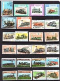 Locomotive, Transport, lot uzat, stampilat