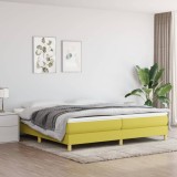 Cumpara ieftin Cadru de pat fără saltea, verde, 200x200 cm, textil