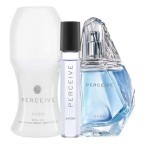 Cumpara ieftin Set 3 prod. Perceive (Parfum 50 ml, 10 ml si Deo roll 50 ml-Ea Avon