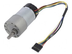 Motor DC cu Transmisie 6-12V 5.5A Ax Crestătură D 70:1 Metal 37DX70L 64 CPR