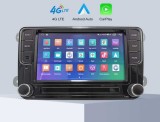 Navigatie Android 14 VW PASSAT B6 B7 CC 1/8 Gb Waze CarPlay Youtube