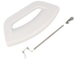 M&acirc;ner - clapetă hublou, 482000023243 Whirlpool C00507932 original alb