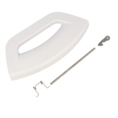 M&acirc;ner - clapetă hublou, 482000023243 Whirlpool C00507932 original alb