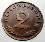 2.898 GERMANIA 2 REICHSPFENNIG 1939 D, Europa, Bronz