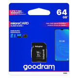 MICRO SD CARD 64GB CLS 4 GOODRAM