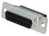 Conector D-Sub 15 Pini Mamă pe Cablu, TE Connectivity, Fără Contacte, Carcasă Dimensiune 2