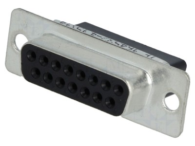 Conector D-Sub 15-Pin Mamă pe Cablu foto