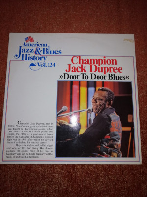 Champion Jack Dupree Door to Door Blues Tobbaco Road Rec Ger vinil vinyl foto