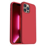 Husa Liquid soft touch compatibila cu Apple IPhone 12 Pro Max, Red - ALC&reg;, ALC MOBILE