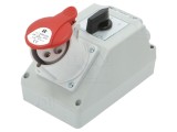 SPAMEL Kit Instalare Electrica IP44 pentru Perete 32A 400V