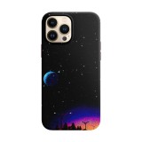 Husa compatibila cu Apple iPhone 13 Pro Max model Pixelated space view, Silicon, TPU, Viceversa